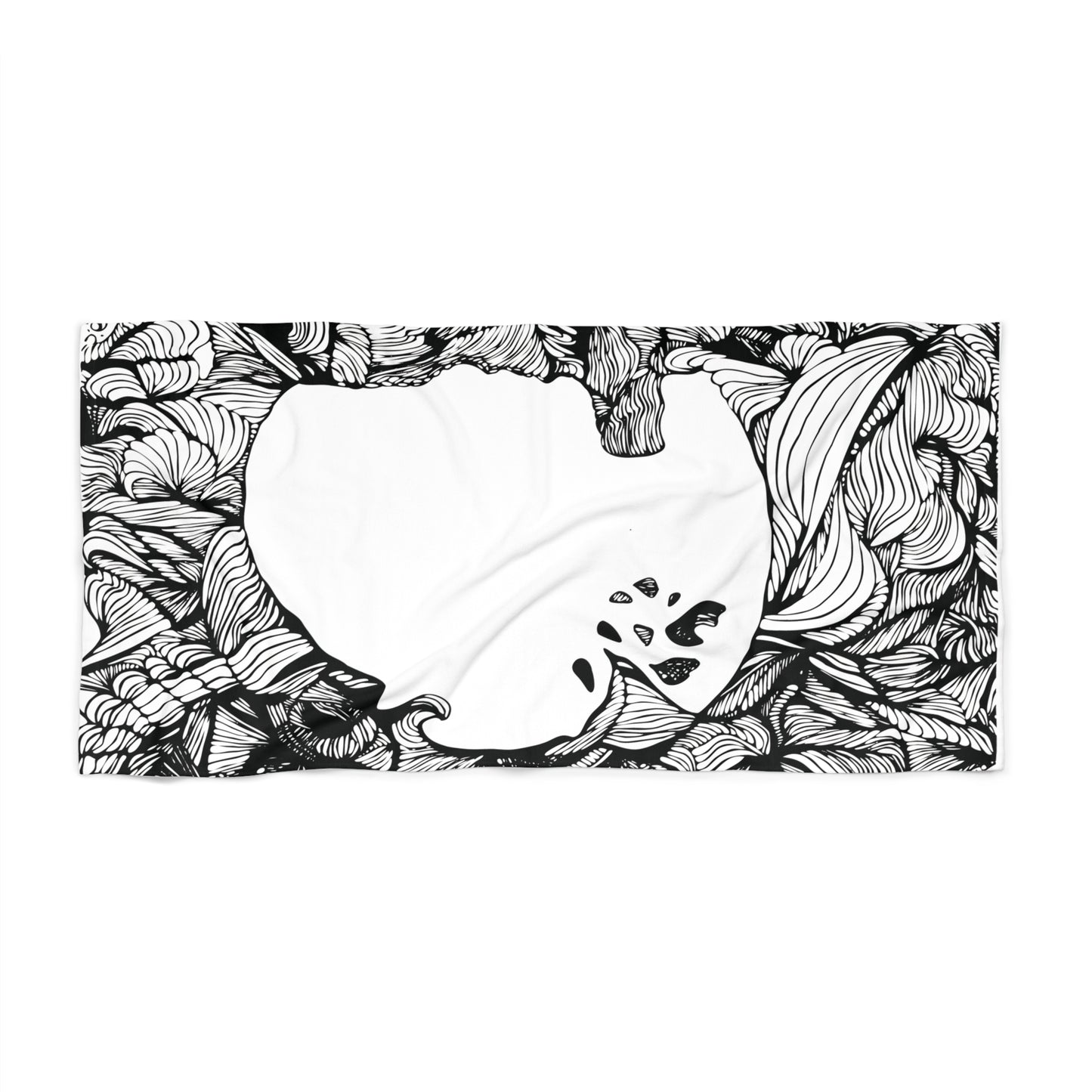 "Whispers of the Mind" Beach Towel